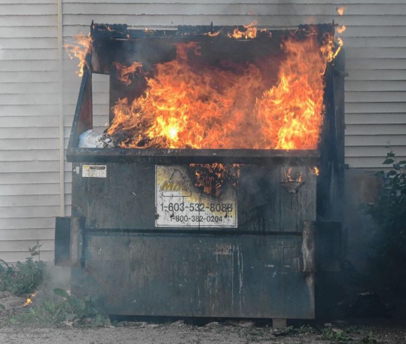 dumpster fire